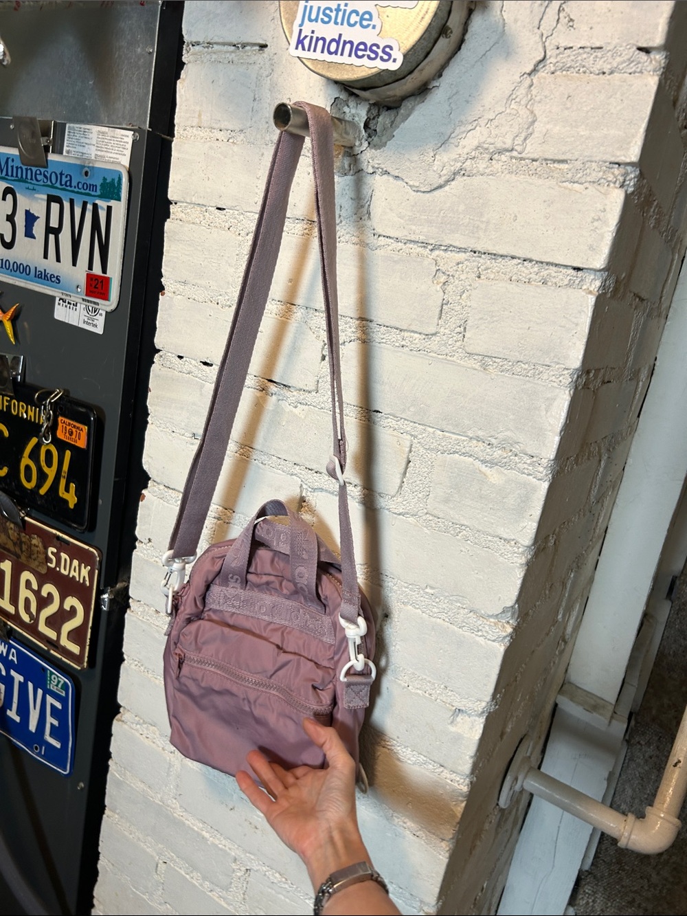 Adidas Lilac Mini Backpack/Bag